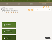 Tablet Screenshot of litchfield-park.org